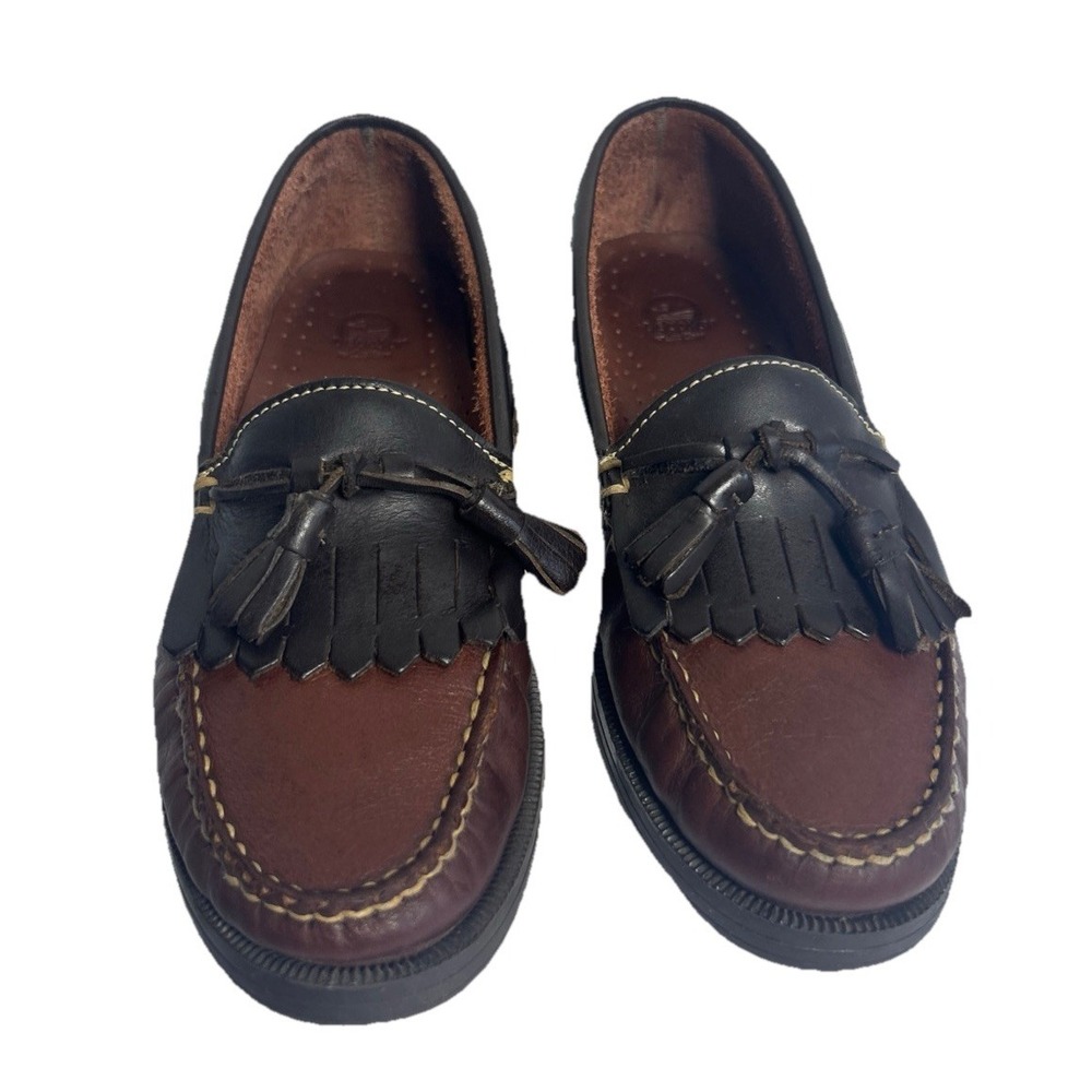 Decoys by Auditions Womens Kiltie Tassel Loafers Size 9B ‎ Brown Preowned